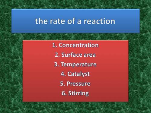 Astudent sets up two reactions. reaction 1 uses 0.130 mol/l of reactant, and reaction 2 uses 0.440 m