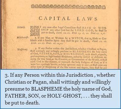 How does this legal document from 1672 illustrate the role of the christian religion in the early ne