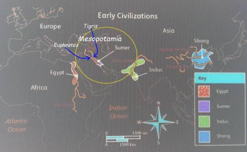 Why is mesopotamia known as the fertile crescent?