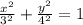 \frac{x^2}{3^2}+\frac{y^2}{4^2}=1