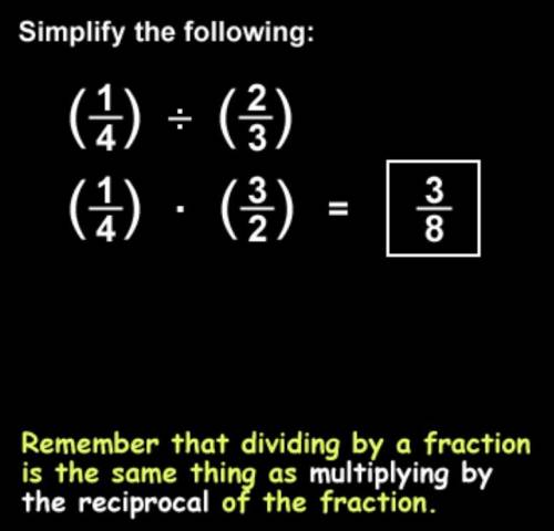 How can you divide a fraction by a fraction