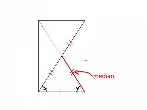 How do i solve problem a. and problem b?  (using the pythagorean theorem). a. the median to the hypo