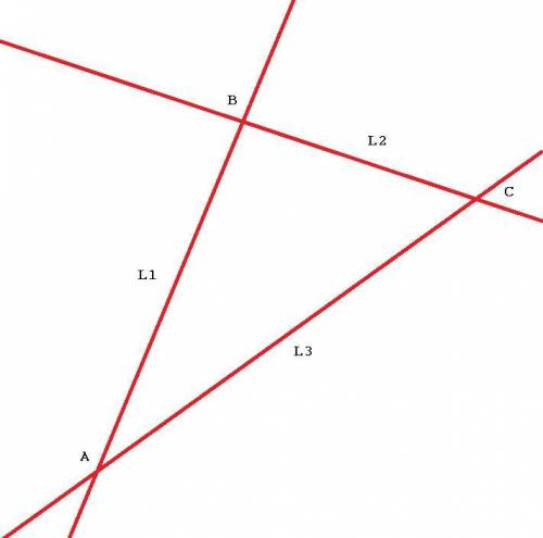 Plot three points on the coordinate plane and label them a,b,c (be sure that all three points do not
