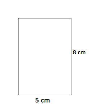 Arectangle has a perimeter of 26 cm and one of its sides has a length of 5 cm sketch a rectangle and