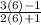 \frac{3(6)-1}{2(6)+1}