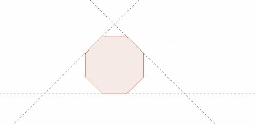 Three sides of a regular polygon with 8 sides are chosen at random. find the probability that, when