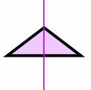 Which shape can have only one symmetry line?