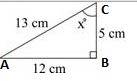 Look at the triangle.  what is the value of sin x°?  (a) 5 ÷ 13  (b) 12 ÷ 5  (c) 12 ÷ 13  (d) 5 ÷ 12