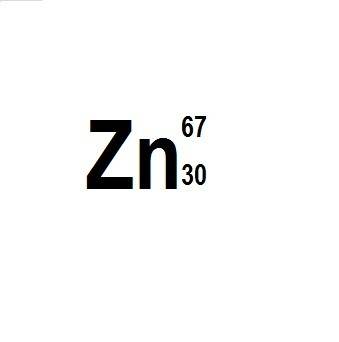 What is the symbol for the isotope of 65zn that possesses 37 neutrons?