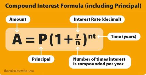 Which equation demonstrates the use of a simple interest formula, ￼, to compute the interest earned