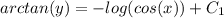 arctan(y)=-log(cos(x))+C_1