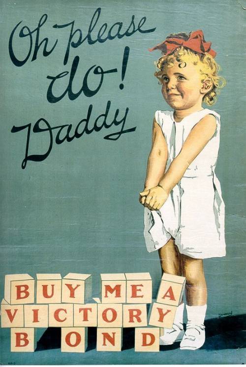This is a poster advertising war bonds during world war i.