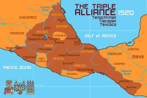 The aztec triple alliance, formed between three city-states,  a. was principally democratic and peac