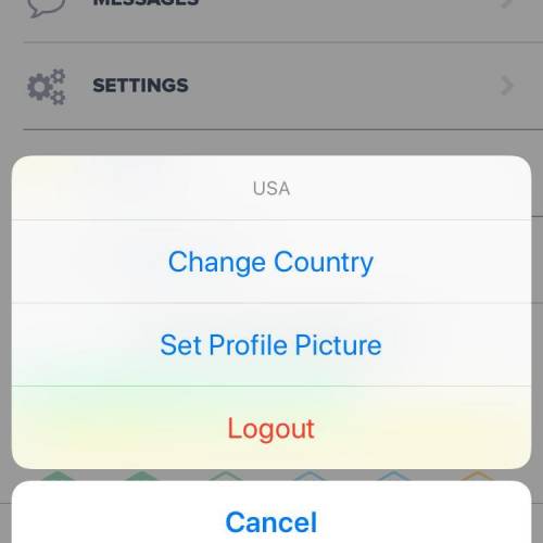 How to change countries in this app?