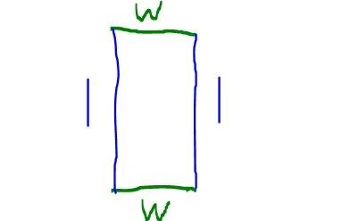The perimeter of a rectangle garden is 48 feet. the length is 5 times the width.  what are the dimen