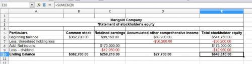 Marigold co. reports the following information for 2020:  sales revenue $780,800, cost of goods sold