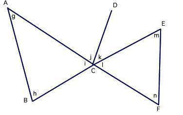 In the figure below, cef is an equilateral triangle. points b, c and e are collinear; points a, c a