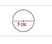 Find the area of the circle in terms of pi