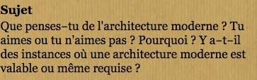 French! answer can be in english or answer must be 4-6 sentences long.