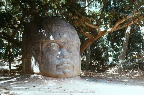 Need asapwhat conclusion does the image above to support? a) the olmecs worshipped a warrior god.