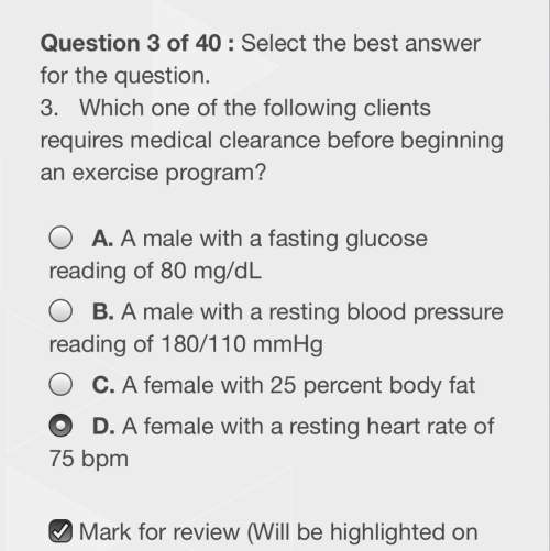 Which one of the following clients requires medical clearance before beginning an exercise program?&lt;