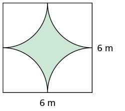 Find the area of the shaded region. round your answer to the nearest hundredth.