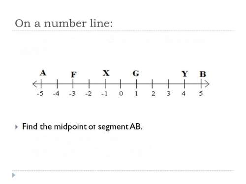 Which point is the midpoint of segment ab?