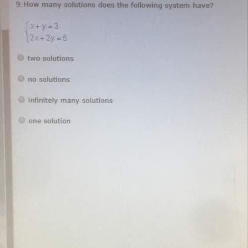 How many solutions does the following system have?