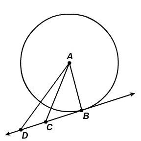 20 points! cd←→ is tangent to circle a at point b.what is the measure of ∠abd? contact your teach