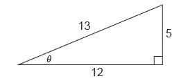 What is the measure of the hypotenuse of the triangle shown below?