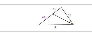 Solve for x this is 10th grade geometery (usa)