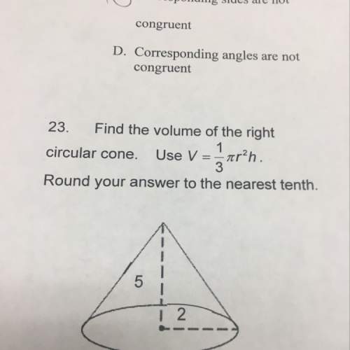 Idk how to fine the volume of a cone
