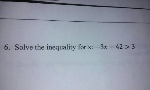 What is the inequality for x and why ?