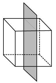 Aright rectangular prism is sliced perpendicular to its base as shown in the figure. what is the sha