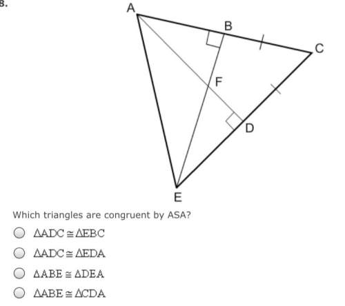 Which triangles are congruent by asa?
