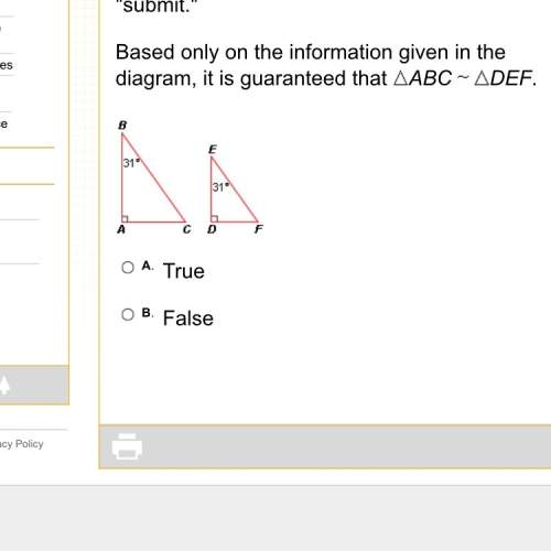 Based only on the information given in the diagram, it is guaranteed that abc def. easy points ?
