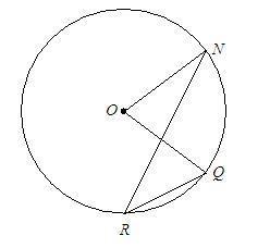 10 will mark circle o is shown below. the diagram is not drawn to scale. if m∡r = 28°, what is m∡ o