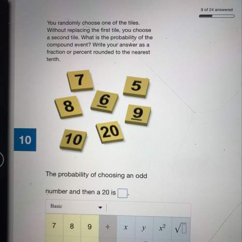 The probability of choosing an odd number and then a 20