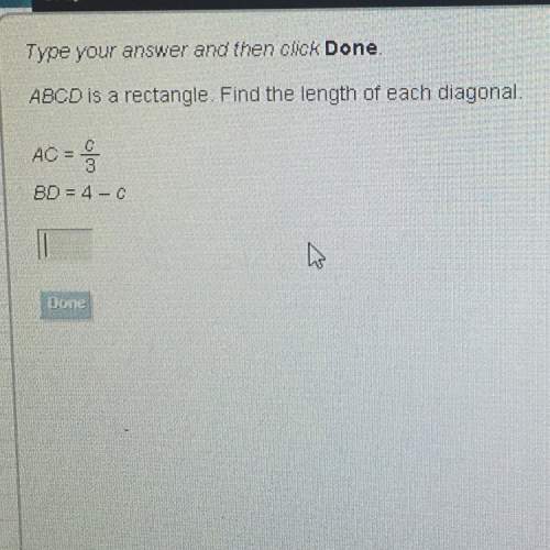 Abcd is a rectangle. find the length of each diagonal.