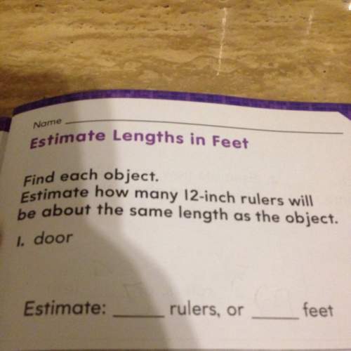 How many rulers would you use to measure a door and how much inches is it