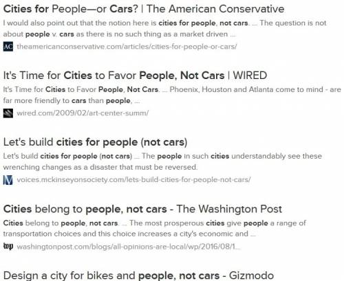 Cities are for people not cars speech