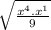 \sqrt{\frac{x^4.x^1}{9} }