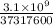 \frac{3.1\times 10^{9}}{37317600}