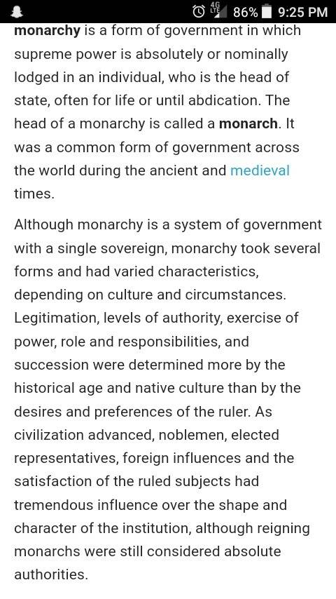 How does the word monarchy get its name