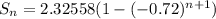 S_n=2.32558(1-(-0.72)^{n+1})