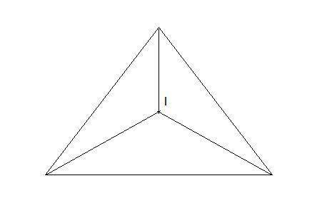 Which term describes the point where the three angle bisectors of a triangle intersect?
