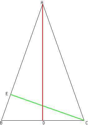 Two altitudes of an isosceles triangle are equal to 20 cm and 30 cm. determine the possible measures