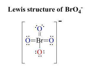 Draw the best lewis structure for bro4- and determine the formal charge on bromine