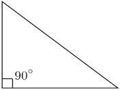 The sides of a triangle measure 6 inches, 8 inches, and 10 inches. thetriangle has one 90° angle. wh