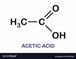 Draw the carboxylic acid produced from the acid hydrolysis of butyl acetate.